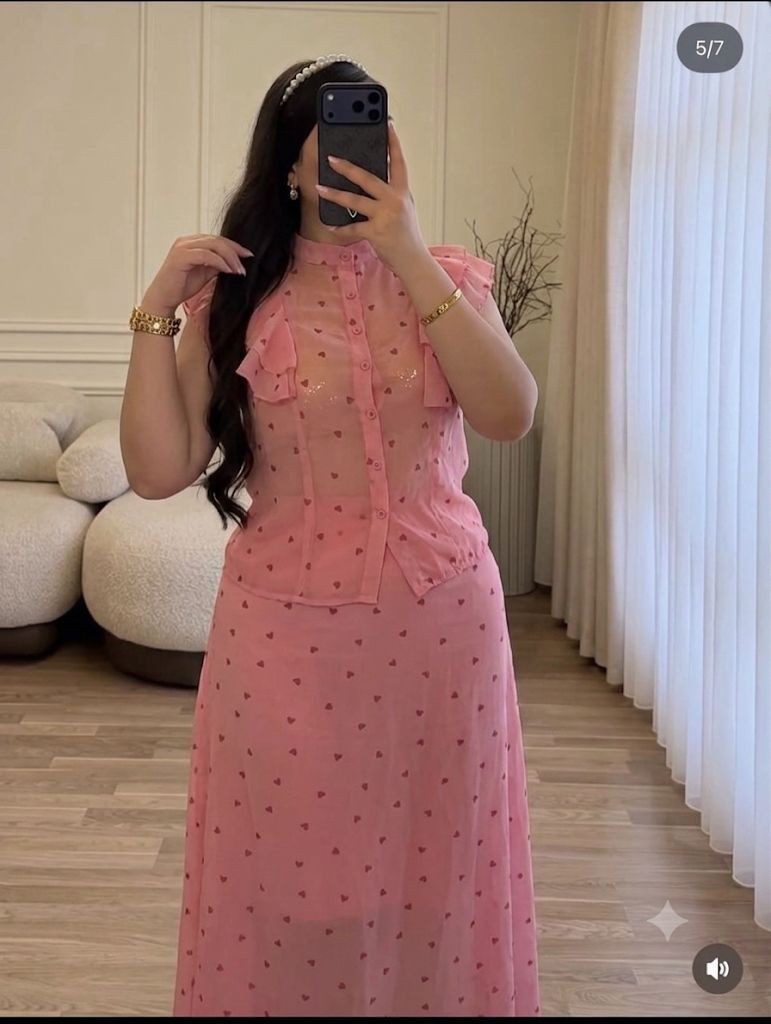Chic 2pcs Top and Skirt