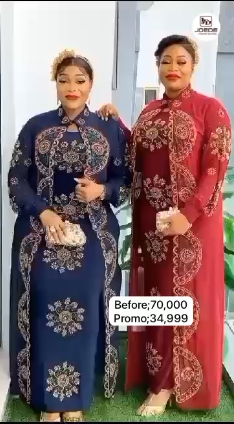2-Pcs Gown | Stylish Two-Piece Women's Fashion Set